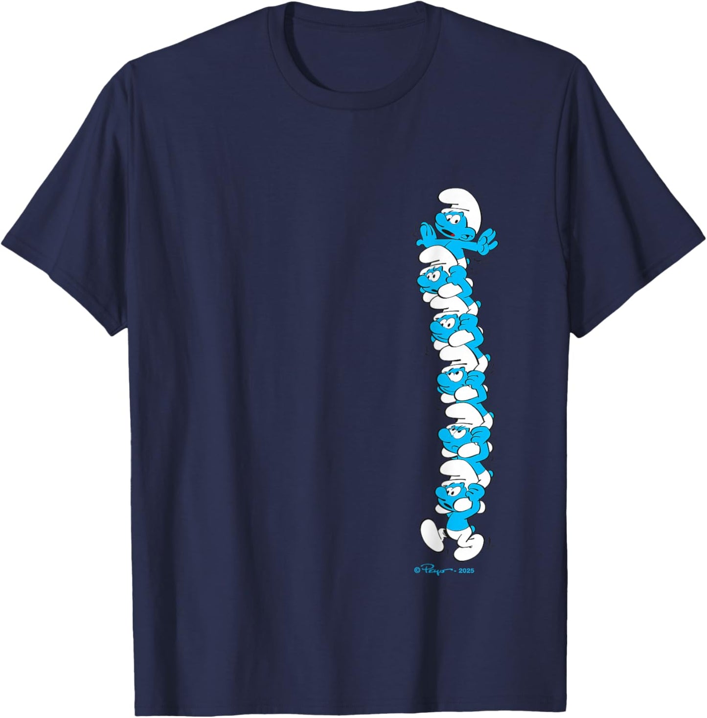 Die Schlümpfe - Tower Boys T-Shirt - T-Shirt | Navy