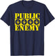 Public Enemy 4 Target Logos T-Shirt - T-Shirt | Navy