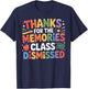 Class Dismissed Shirt Last Day of School Teacher T-Shirt - T-Shirt | Navy