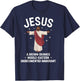Jesus Brown-Skinned Middle-Eastern Undocumented Immigrant T-Shirt - T-Shirt | Navy