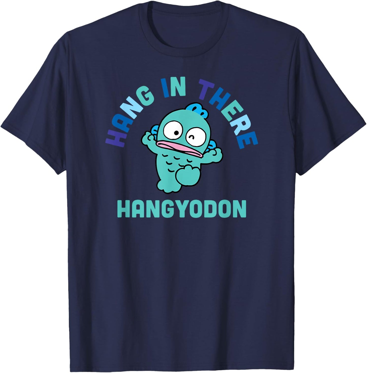 Hangyodon Hang in There T-Shirt - T-Shirt | Navy