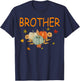 Brother Birthday Pumpkin 1st Birthday Matching Family Party T-Shirt - T-Shirt | Navy