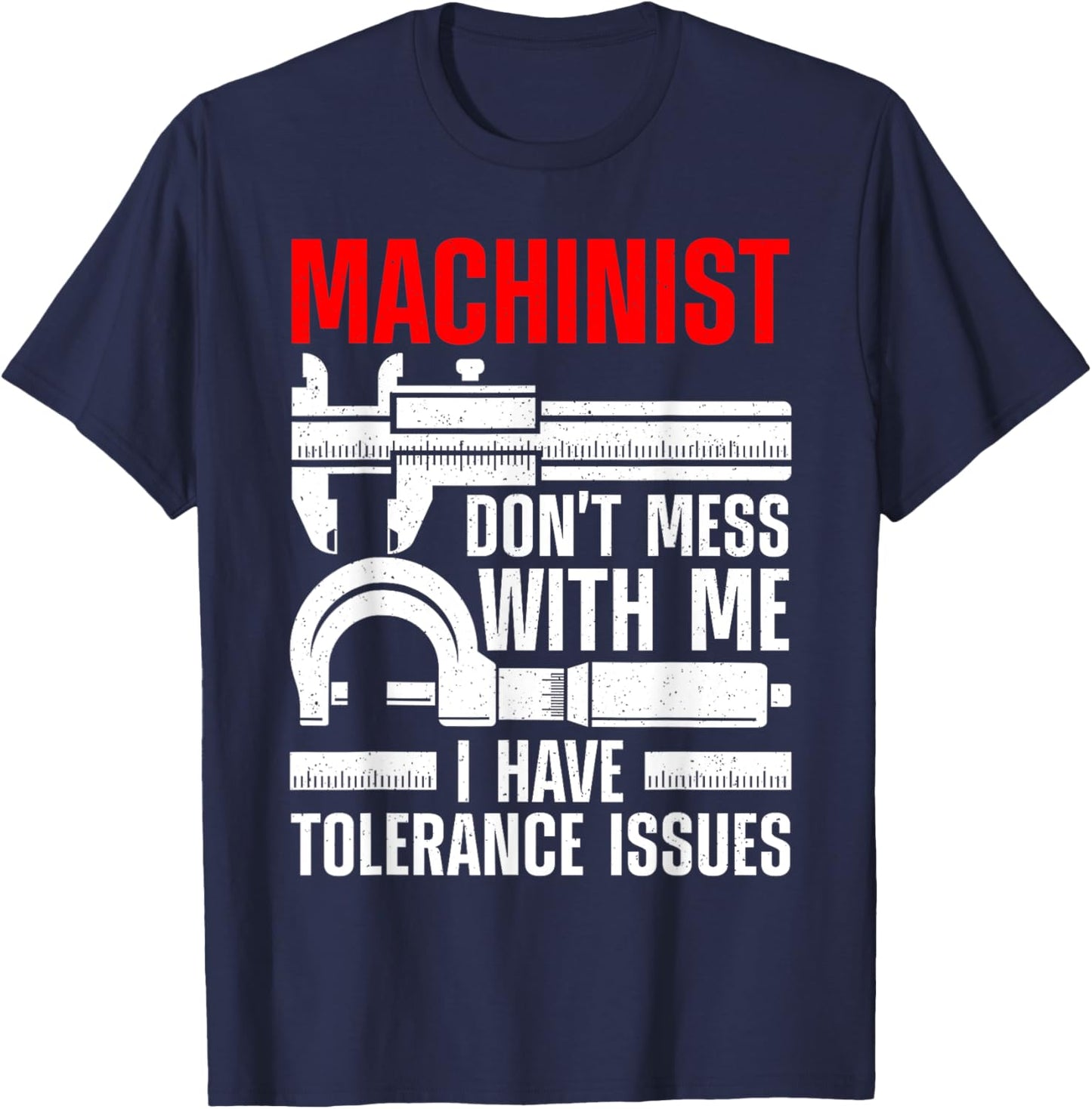 Funny Machinist Art Women Machine Operator Machinist T-Shirt - T-Shirt | Navy