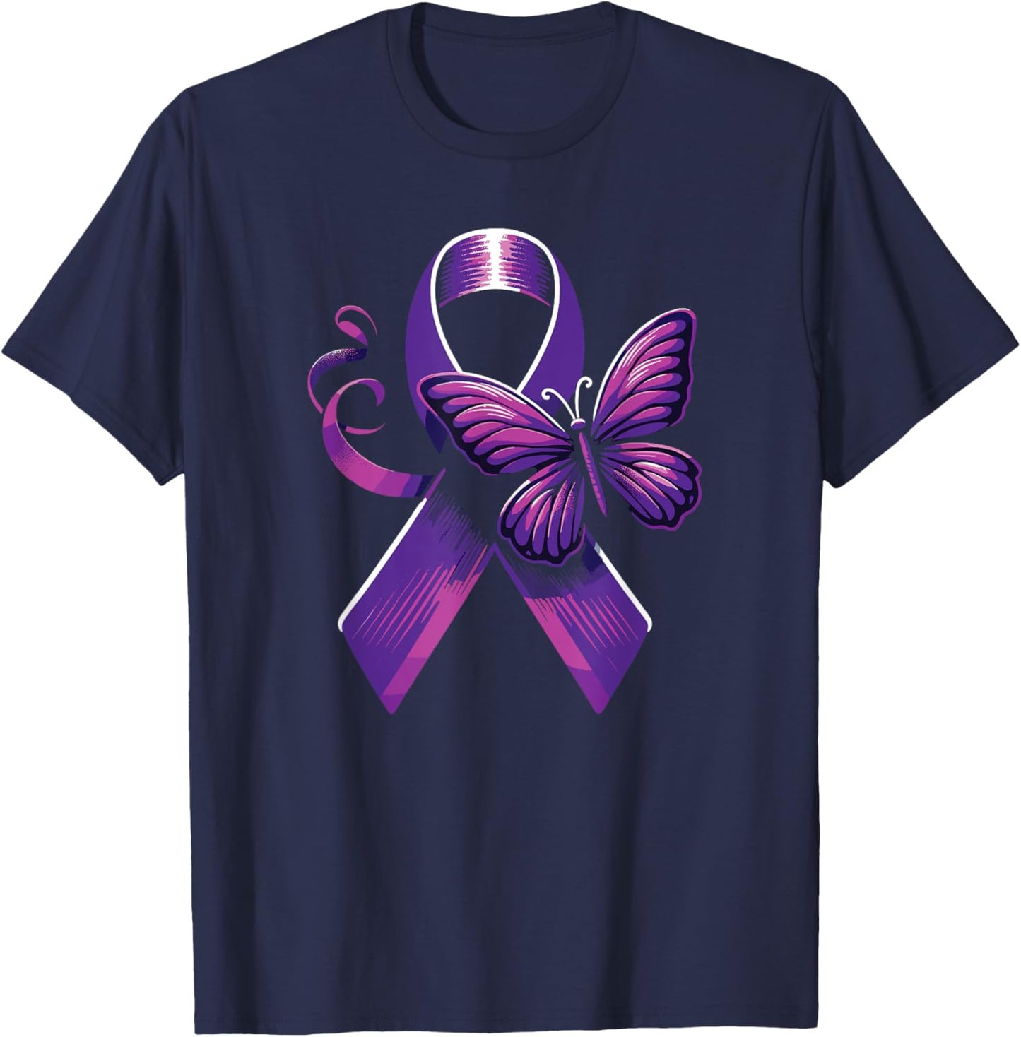 Sjogrens Syndrome Awareness Autoimmune Disorder T-Shirt - T-Shirt | Navy
