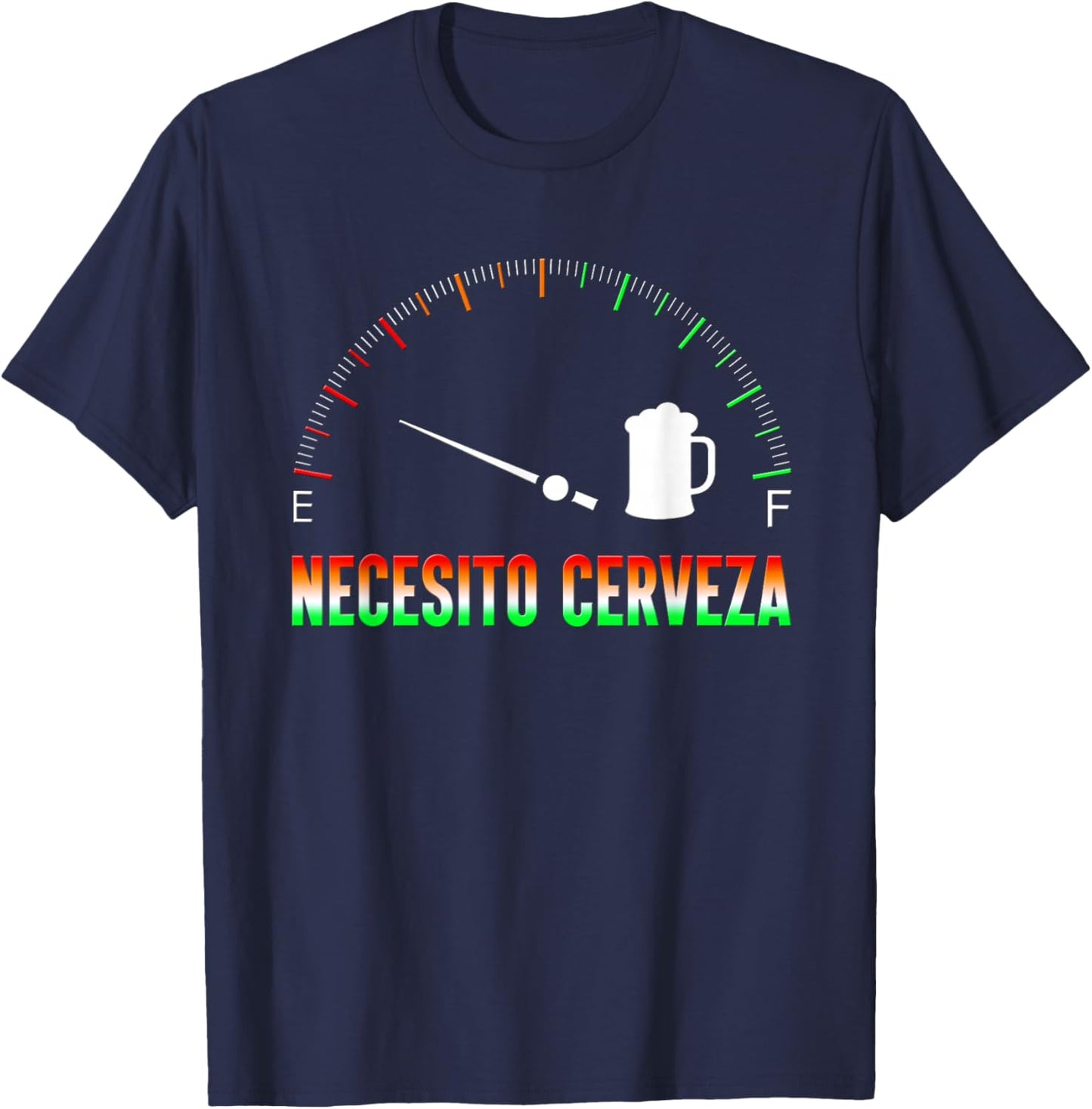 Necesito Cerveza Shirt - Cerveza T-Shirt - T-Shirt | Navy