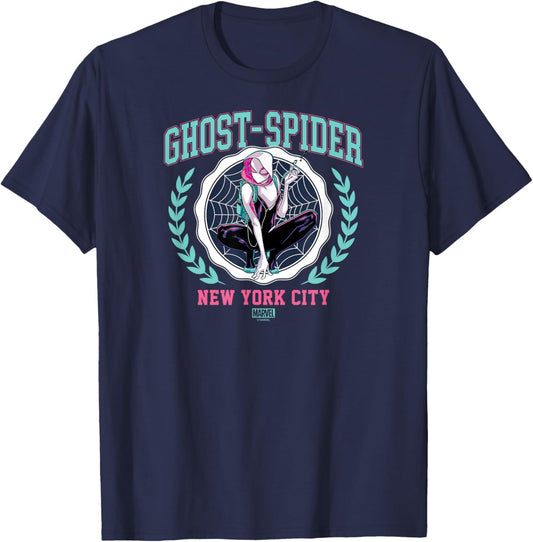 Ghost Spider - Collegiate T-Shirt - T-Shirt | Navy