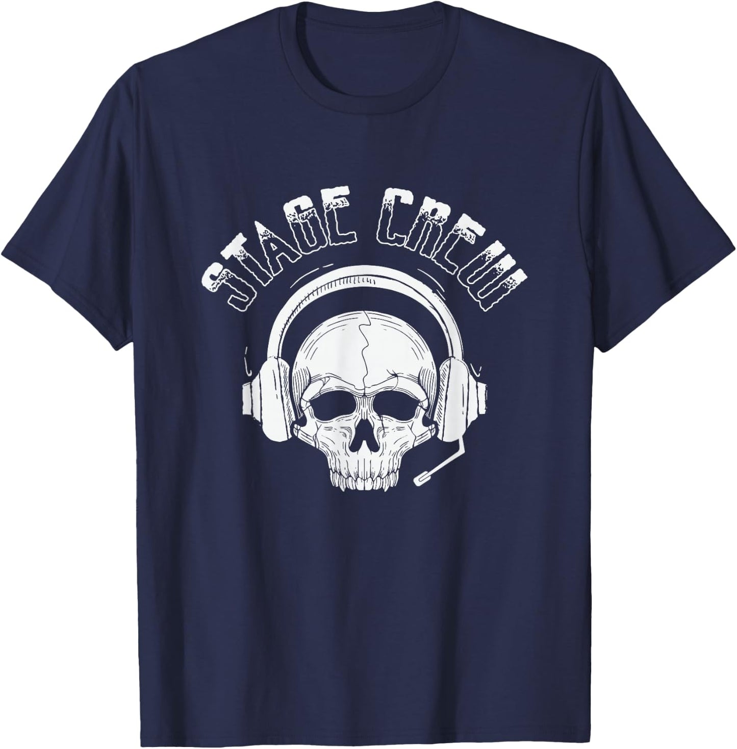 Stage Crew Theatre Manager Theater Staff Member Drama Stage T-Shirt - T-Shirt | Navy