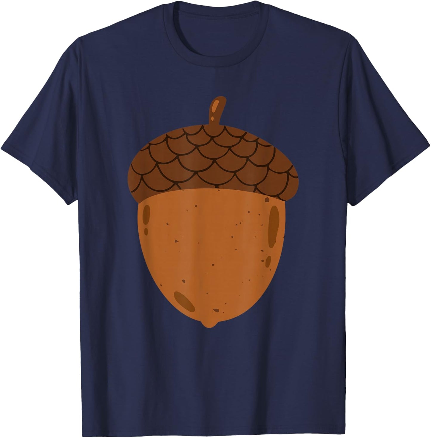 Big Acorn Costume Cute Easy Food Halloween T-Shirt - T-Shirt | Navy