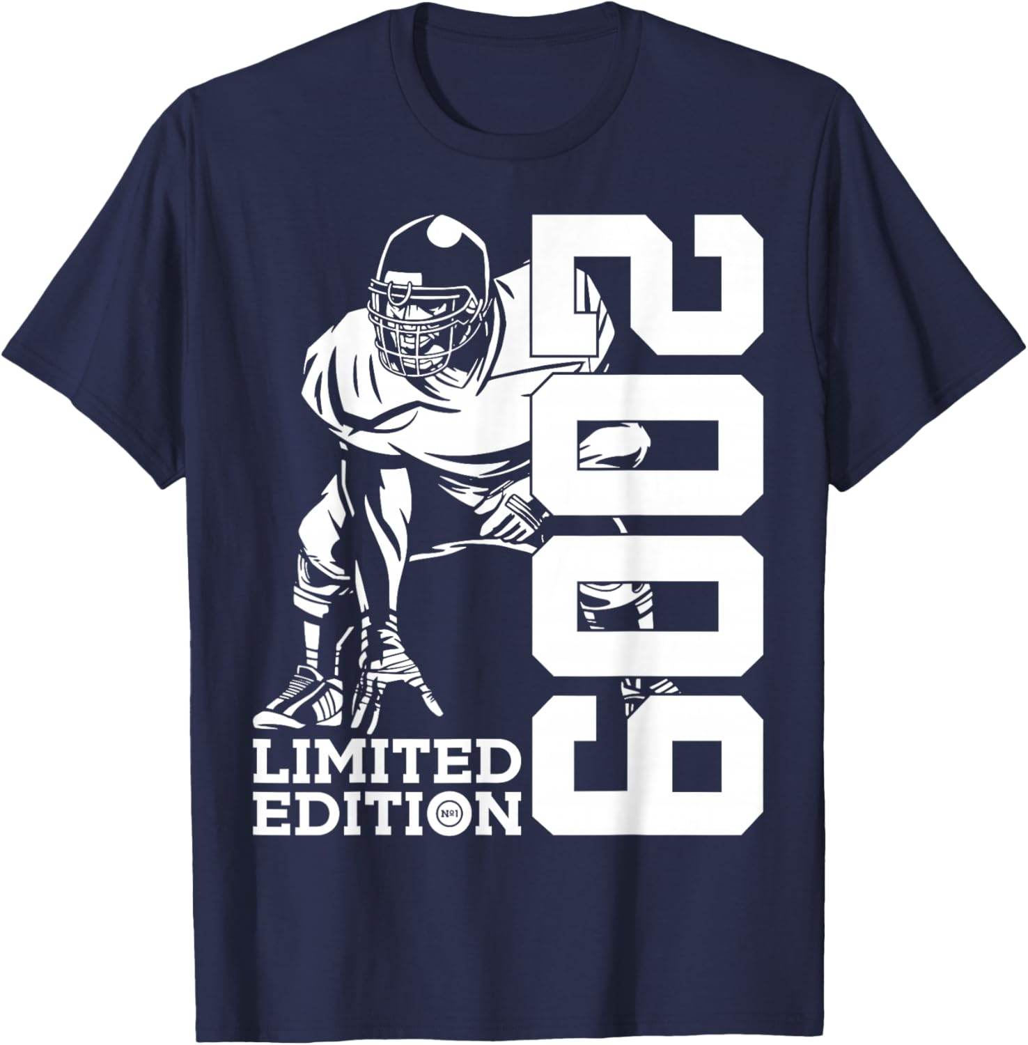 16th BIRTHDAY FOOTBALL LIMITED EDITION 2009 FOOTBALL T-Shirt - T-Shirt | Navy