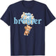 Brother Teddy Bear 1st Birthday Boy Family Matching T-Shirt - T-Shirt | Navy