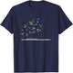 Classical Musical Instrument Flutist Gift Flute T-Shirt - T-Shirt | Navy