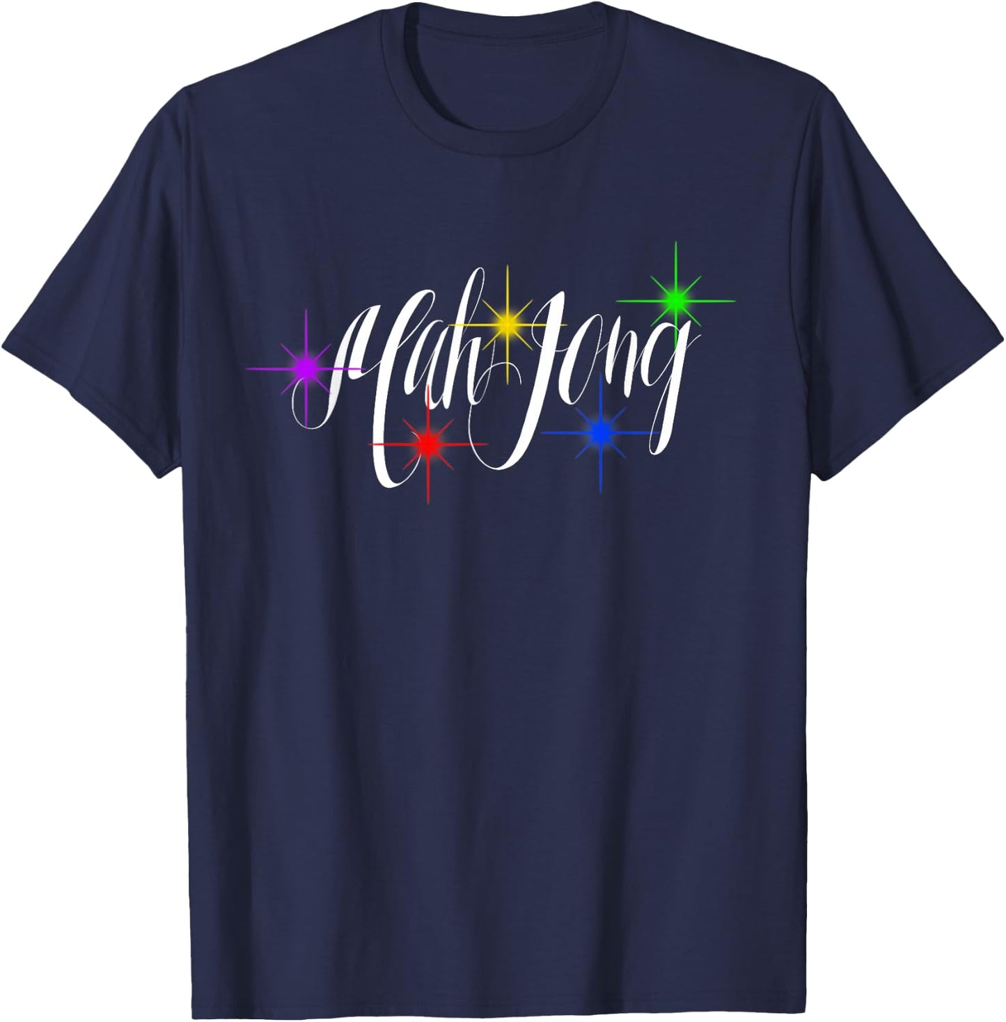 Mah Jong (mahjong) T-Shirt - T-Shirt | Navy