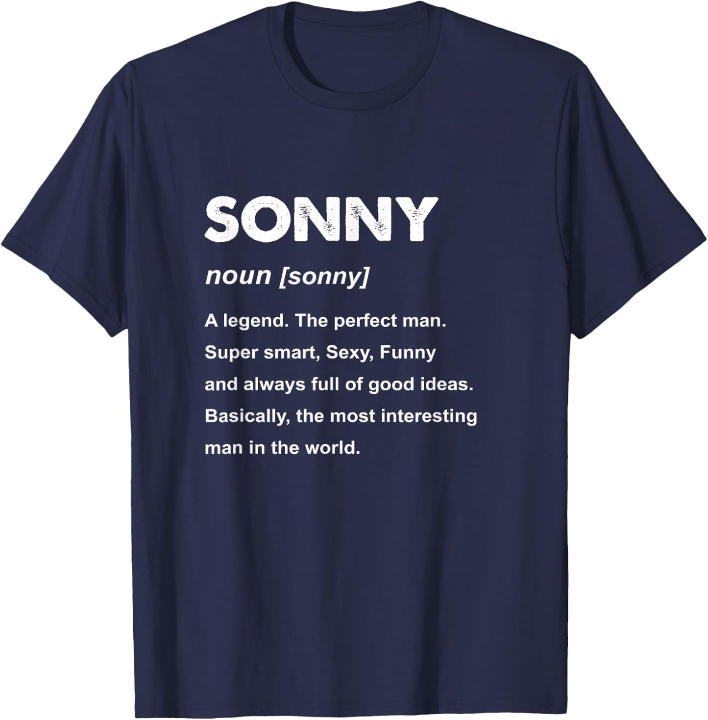 Sonny Name T-Shirt - T-Shirt | Navy