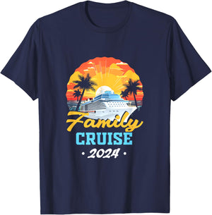 Matching Cruise Family Friends Group Family Trip 2024 T-Shirt - T-Shirt | Navy
