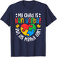 My Child May Be Non-Verbal But His Mama Ain't Autism Mom T-Shirt - T-Shirt | Navy