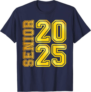 Senior 2026 Class Of 2026 First Day Of School T-Shirt - T-Shirt | Navy