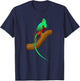 Resplendent Quetzal sitting on a Tree Branch Cute Beautiful T-Shirt - T-Shirt | Navy
