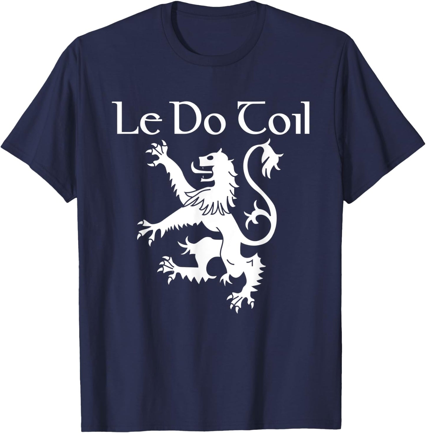Beer Please In Scots Gaelic Shirt Funny Scottish Souvenir T-Shirt - T-Shirt | Navy
