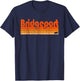 Bridgeport, Pennsylvania Retro 80s Style T-Shirt - T-Shirt | Navy