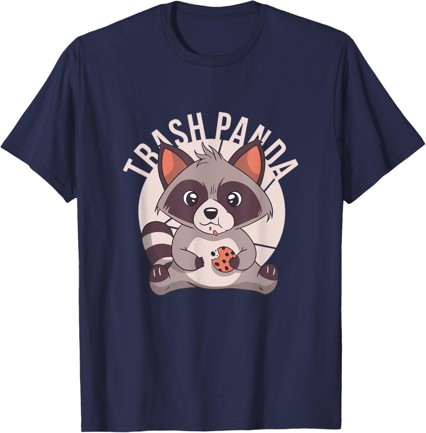 Trash Panda Funny Raccoon T-Shirt - T-Shirt | Navy