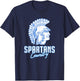 Lake Forest Spartans Logo Country HS T-Shirt - T-Shirt | Navy