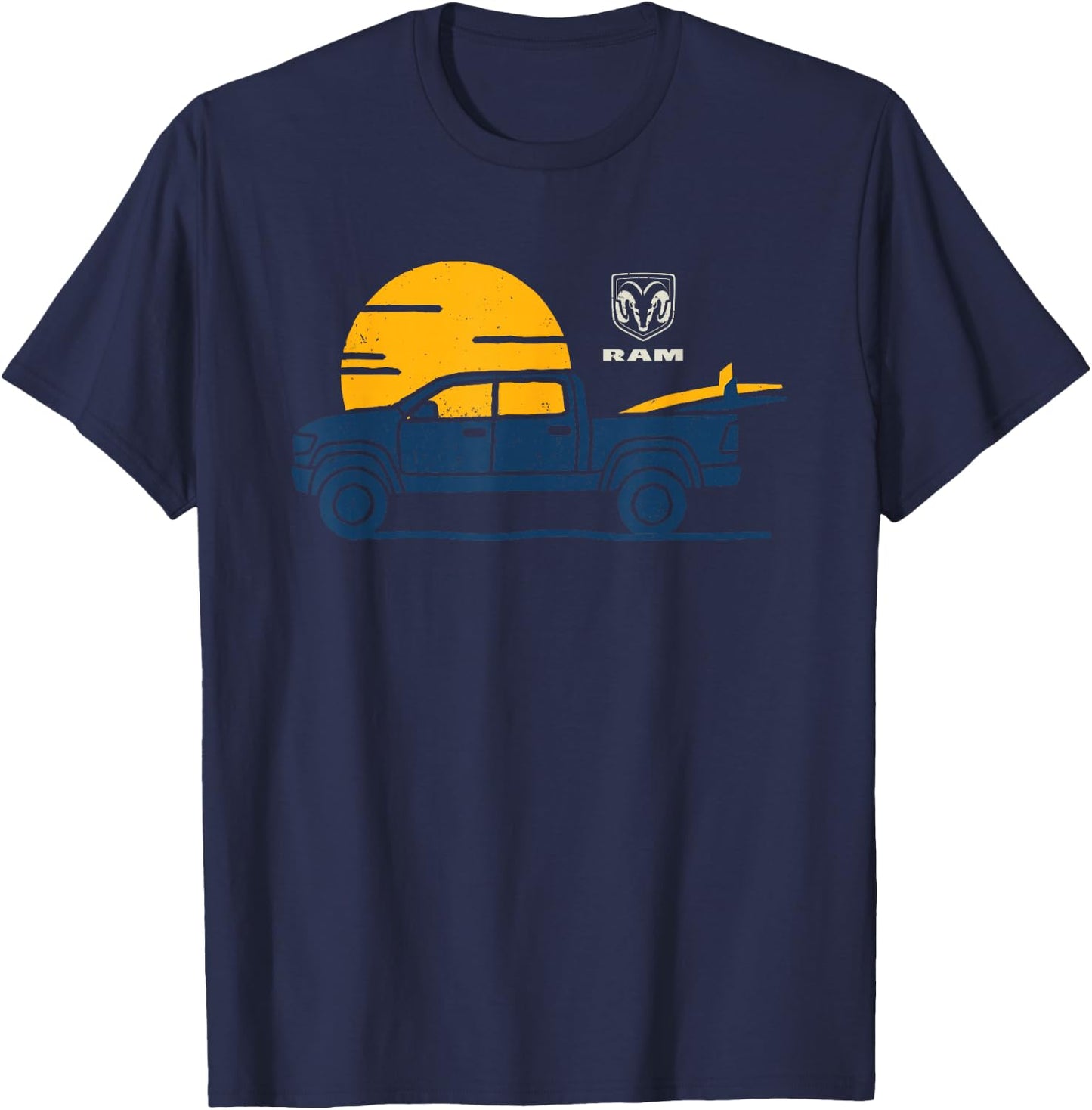 RAM Trucks Sunset T-Shirt - T-Shirt | Navy