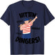 D-Line Designs Hittin' Singles, Double, Triples, Dingers! Baseball Softball T-Shirt - T-Shirt | Navy