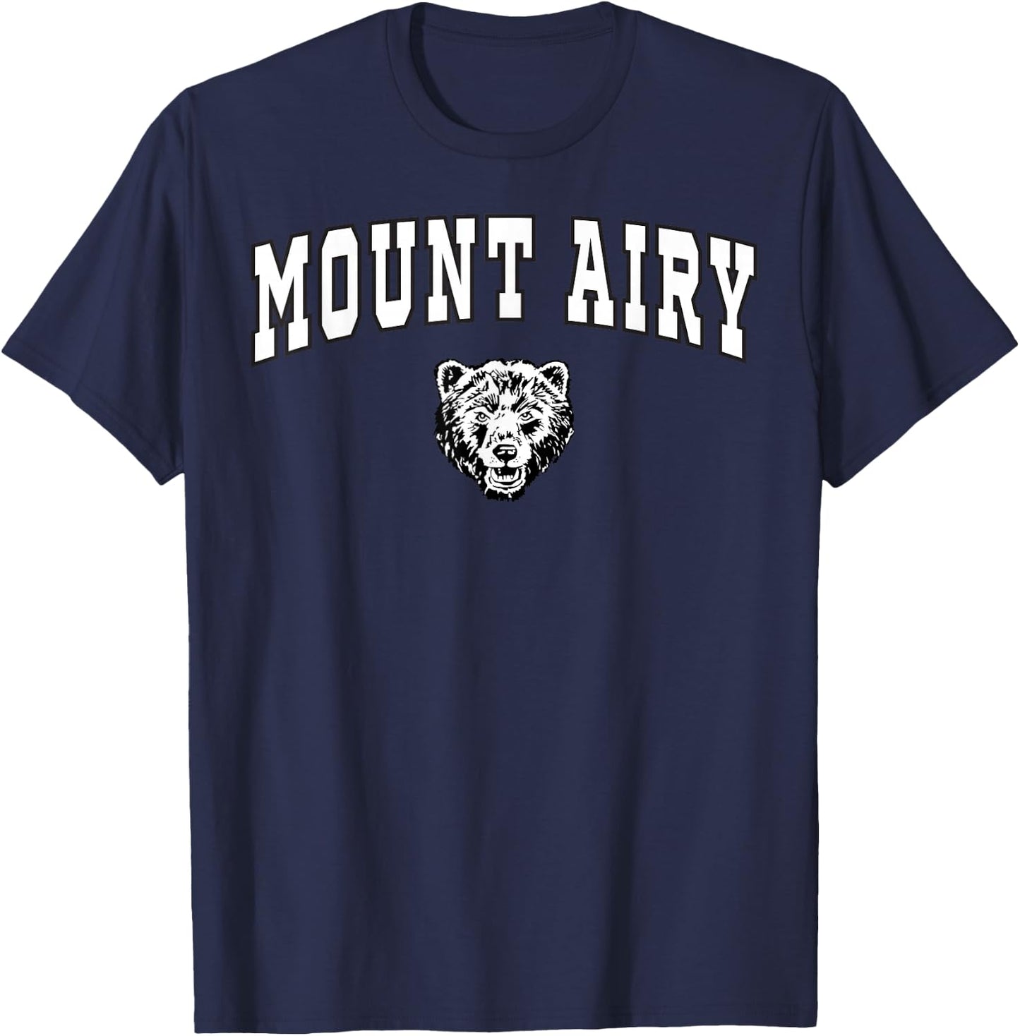 Mount Airy High School Granite Bears C2 T-Shirt - T-Shirt | Navy
