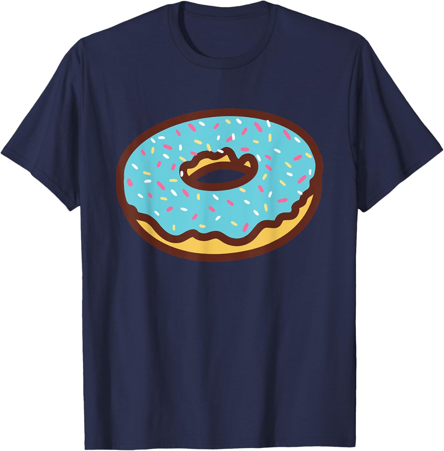 Funny Donut Lover Doughnut Men Women Kids Toddler Gift T-Shirt - T-Shirt | Navy