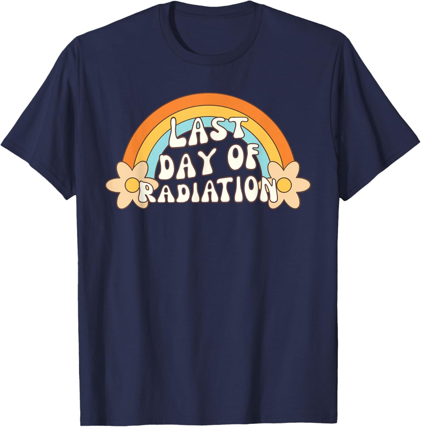 Last Day of Radiation Survived Retro T-Shirt - T-Shirt | Navy