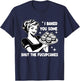 Funny Housewife I Baked You Some Shut The Fucupcakes Retro T-Shirt - T-Shirt | Navy