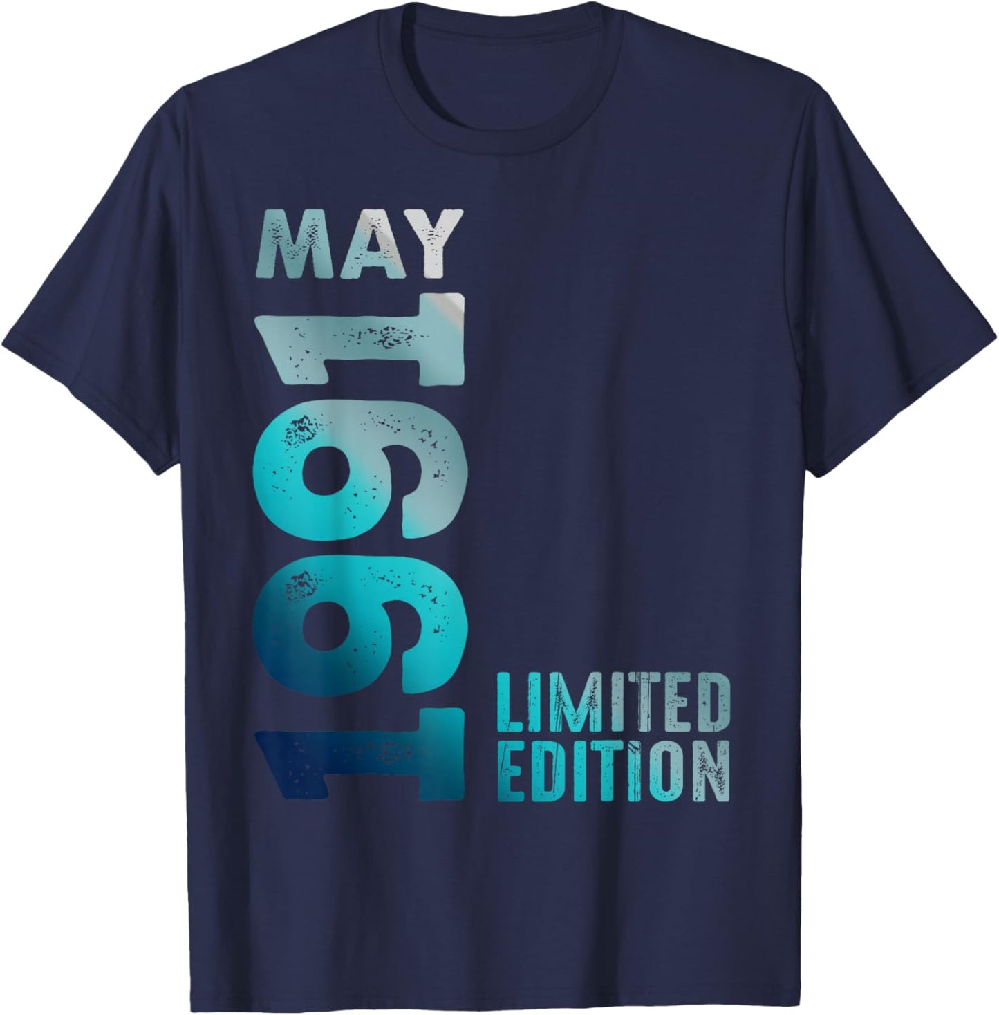 Limited Edition May 1991 Birthday T-Shirt - T-Shirt | Navy