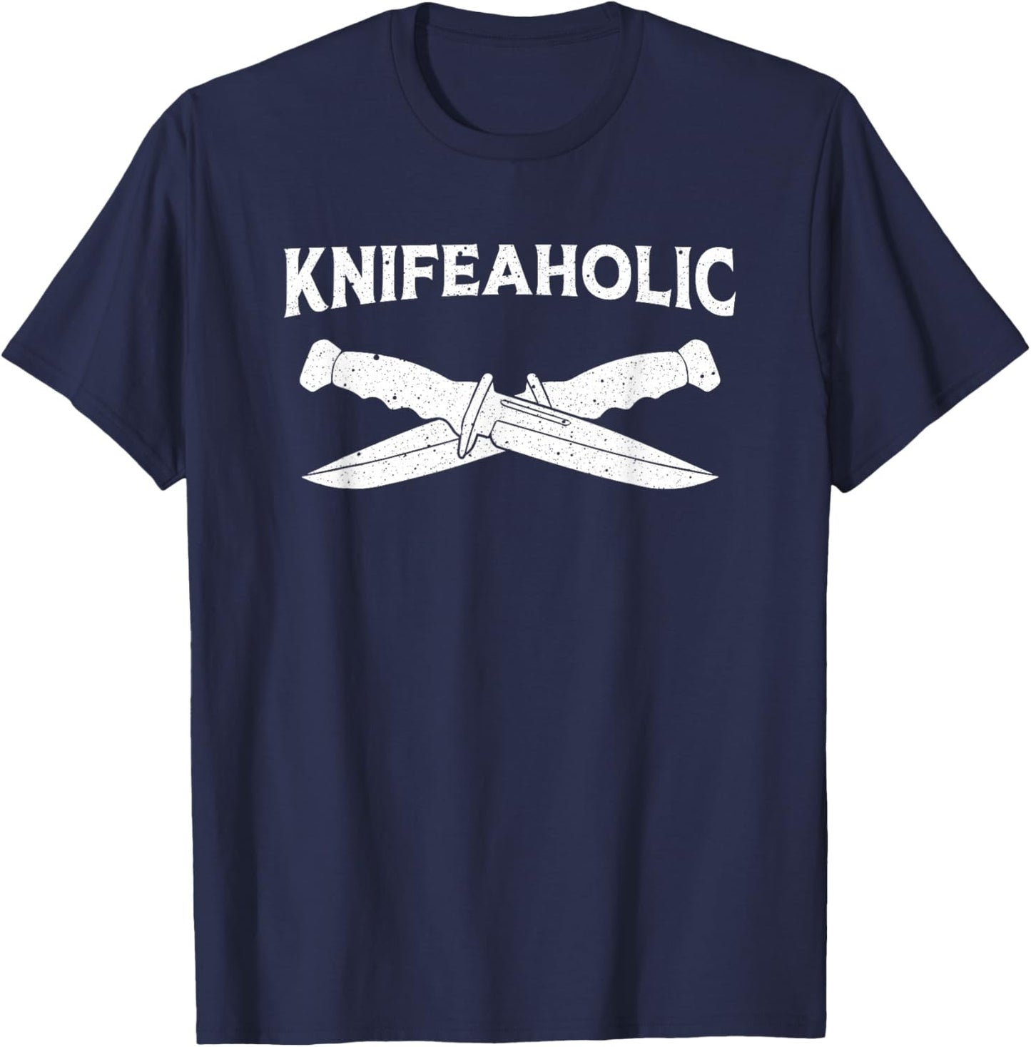 Knife Collector Art Women Knife Lover Knife Collecor T-Shirt - T-Shirt | Navy