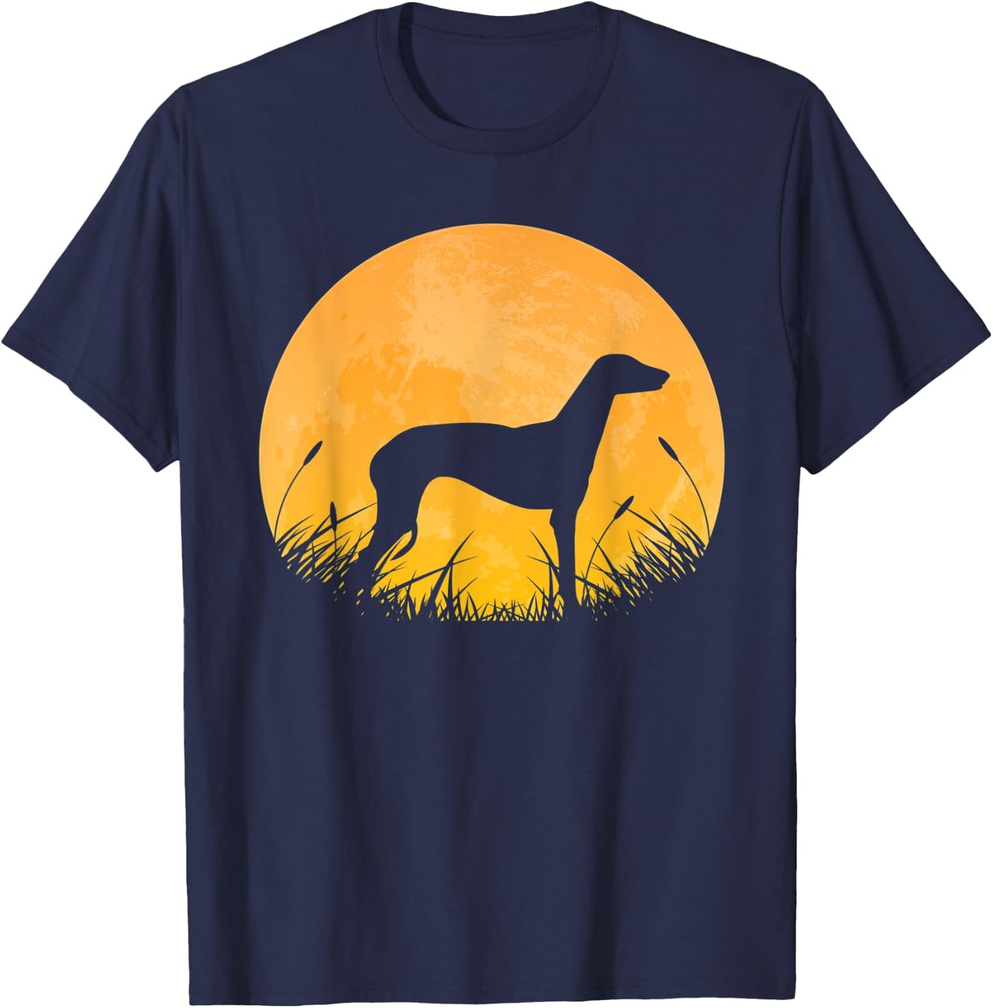 Greyhound Easy Halloween Outfit Dog Pet Moon Costume Gift Women Kids T-Shirt - T-Shirt | Navy