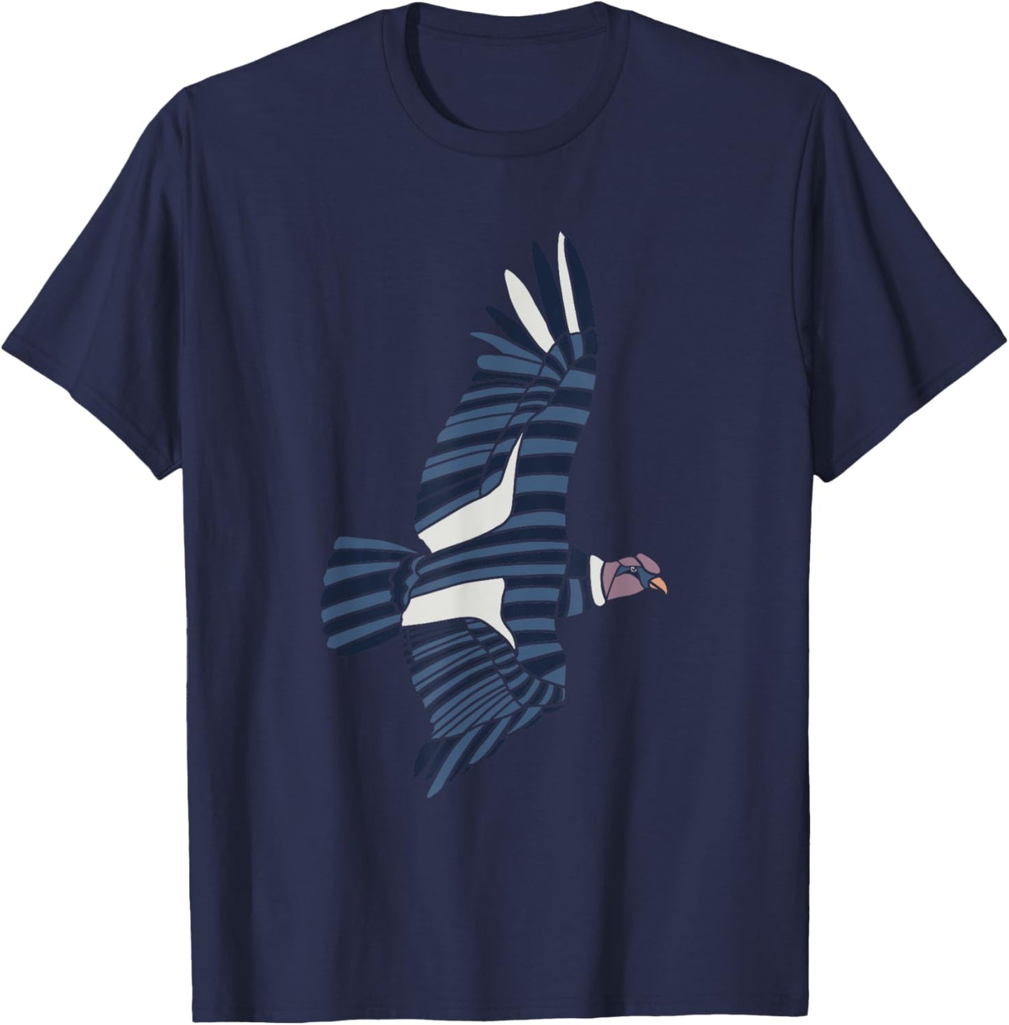 Andean Condor Vulture T-Shirt - T-Shirt | Navy