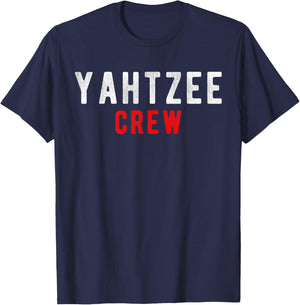 Yahtzee Crew Game Night Dice Game T-Shirt - T-Shirt | Navy