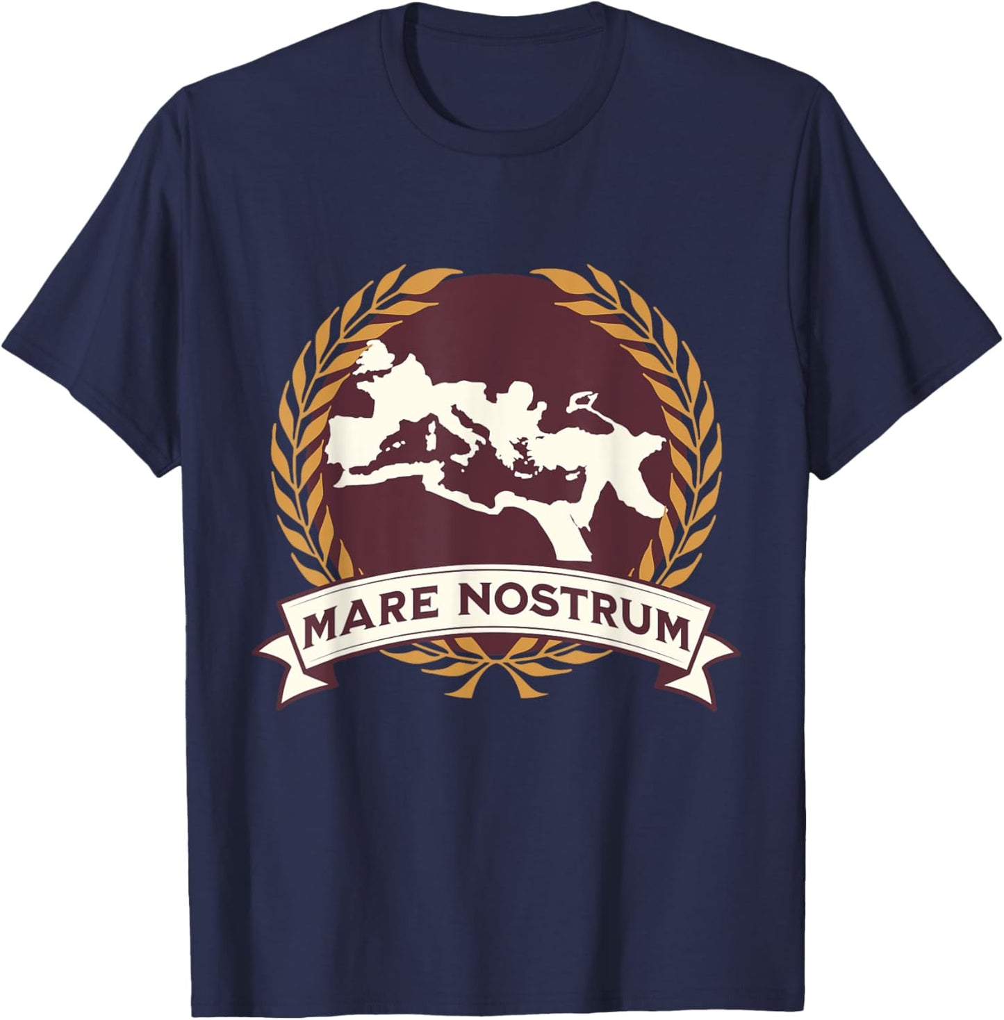 Mare Nostrum Roman Empire T-Shirt - T-Shirt | Navy