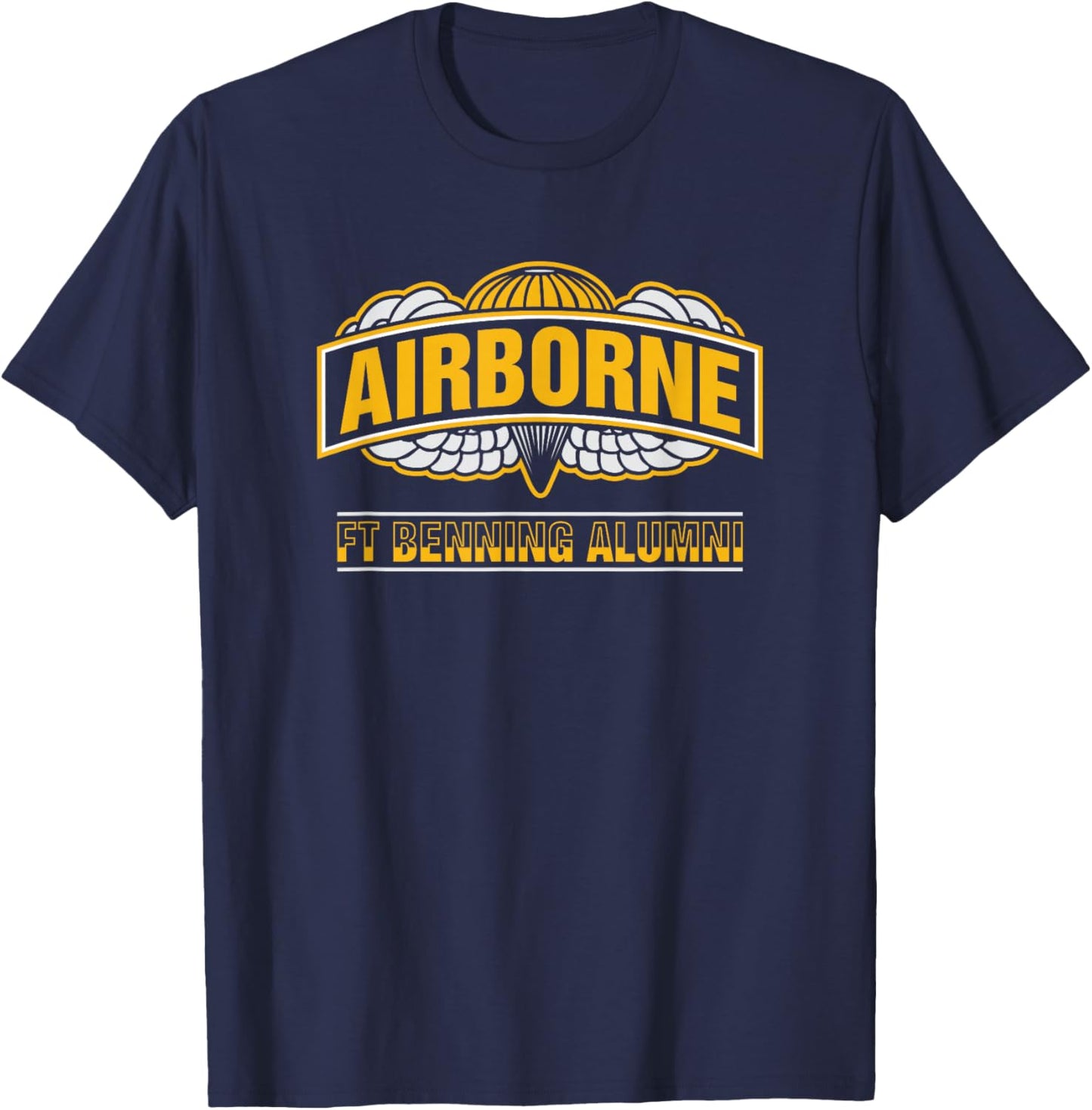 Ft Benning Alumni Airborne Division Paratrooper T-Shirt - T-Shirt | Navy