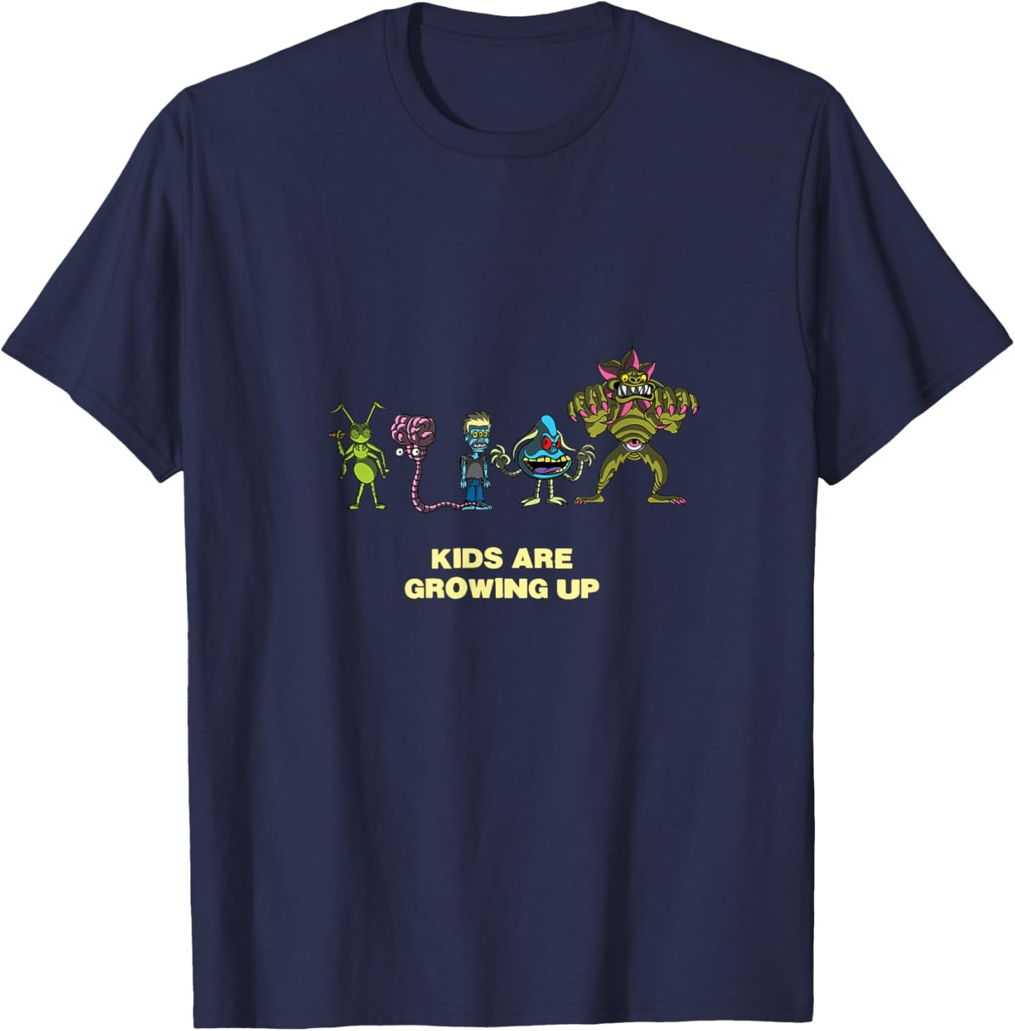 Kids are Growing Up, The Kid Laroi, Documentary Characters T-Shirt - T-Shirt | Navy
