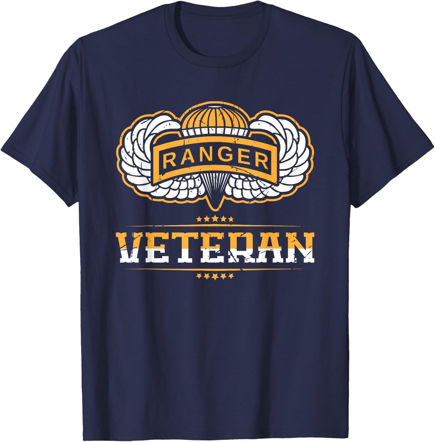 Airborne Ranger Veteran T-Shirt - T-Shirt | Navy