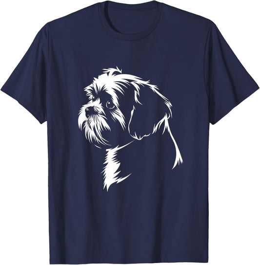Shih Tzu Dog T-Shirt - T-Shirt | Navy