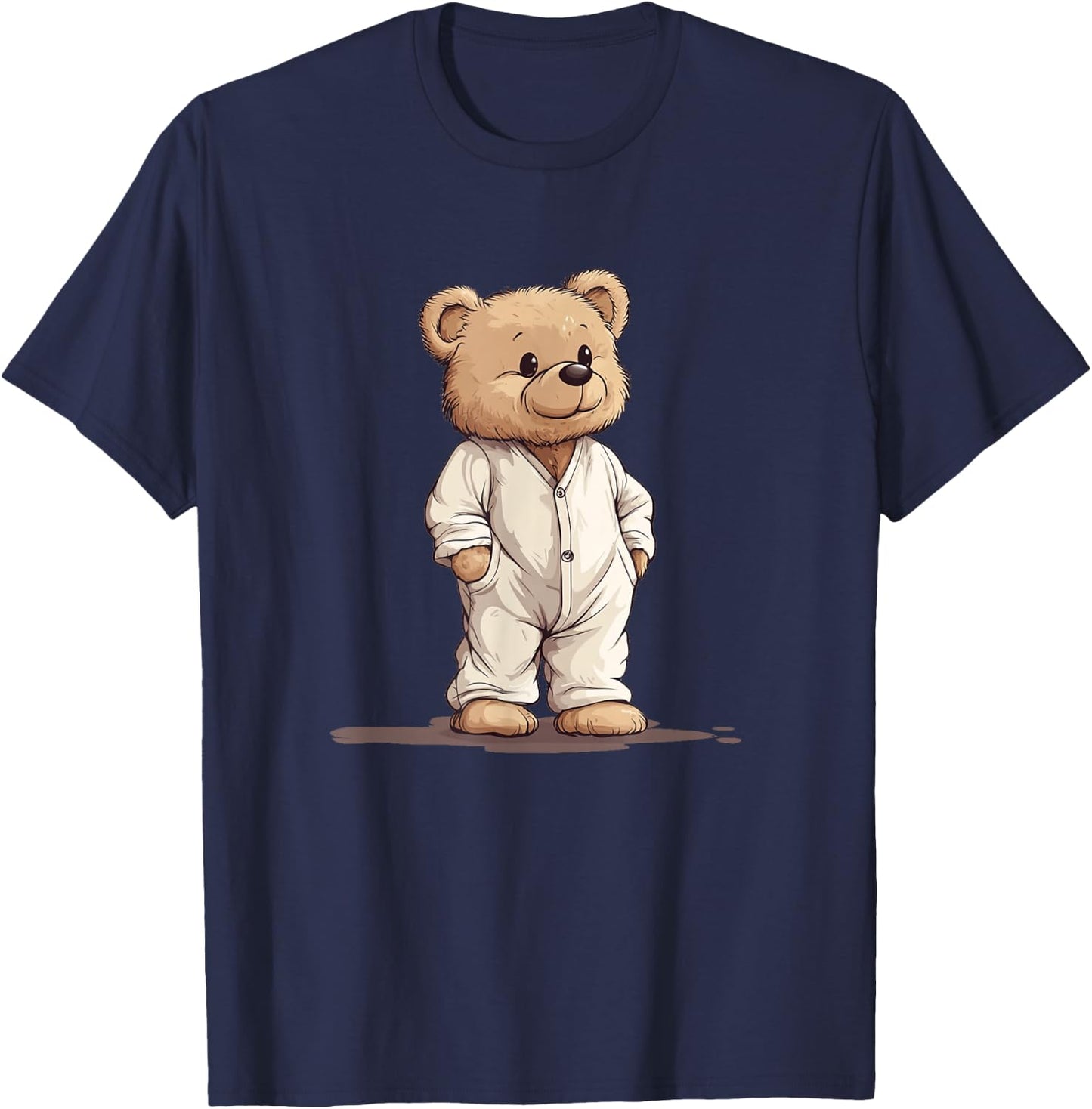 Sweet Dreams Teddy Bear with Pajamas T-Shirt - T-Shirt | Navy