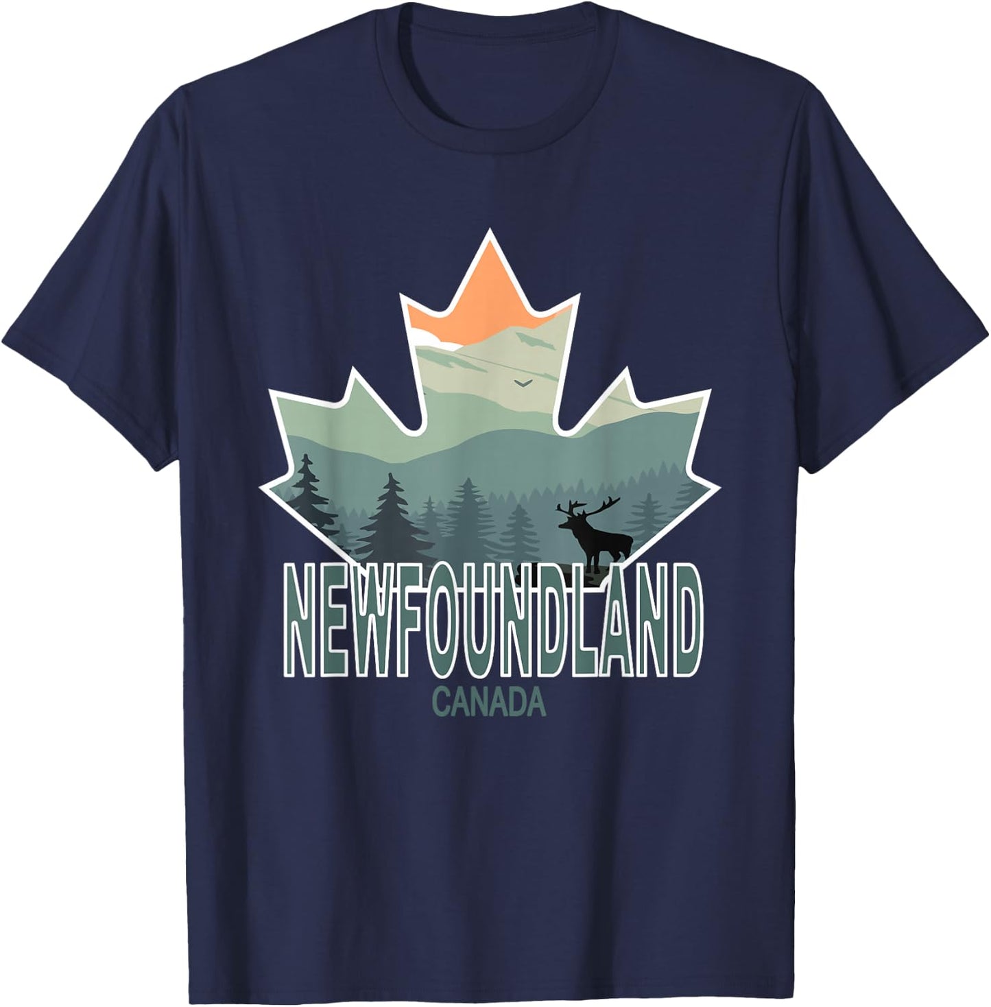 Newfoundland, Canada T-Shirt - T-Shirt | Navy