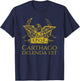 Ancient Roman Quote SPQR Eagle - Carthage Must Be Destroyed T-Shirt - T-Shirt | Navy