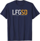 LFGSD San Diego Baseball T-Shirt - T-Shirt | Navy