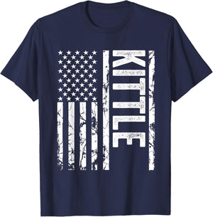 Kittle Last Name Funny Surname Team Kittle Family Reunion T-Shirt - T-Shirt | Navy