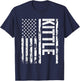 Kittle Last Name Funny Surname Team Kittle Family Reunion T-Shirt - T-Shirt | Navy