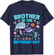 Brother Of The Birthday Boy Sea Fish Ocean Animals Aquarium T-Shirt - T-Shirt | Navy