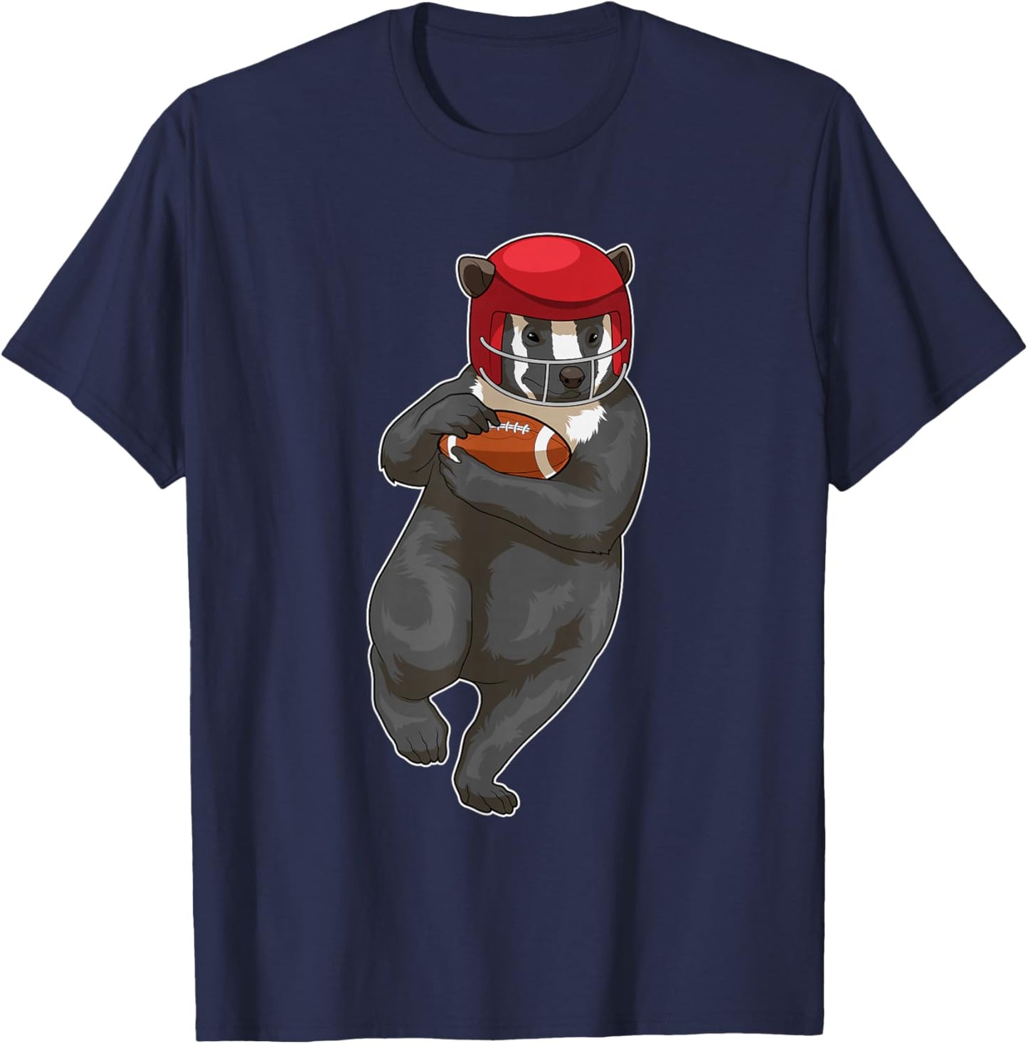 Badger American Football Sports T-Shirt - T-Shirt | Navy