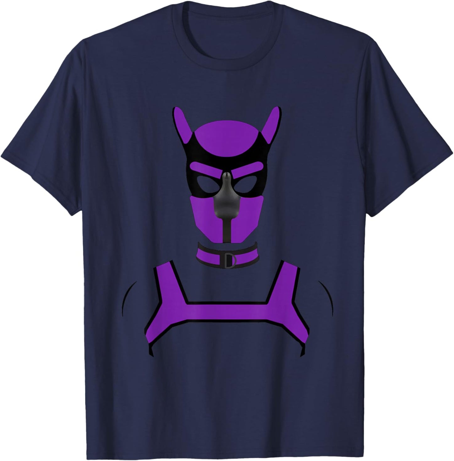 Puppy Play Pups Gay Pride Purple T-Shirt - T-Shirt | Navy